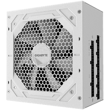 Gigabyte UD1000GM PG5 V2 ICE 1000W modularno napajanje, 80 PLUS Gold, podrška za PCIe Gen 5.1 i ATX 3.1 standard, bijelo