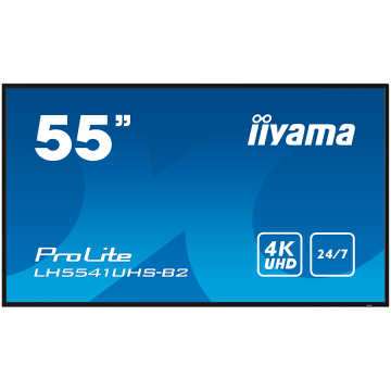 iiyama Prolite LH5541UHS-B2 LFD - 139 cm (54.6"), 4K UHD (3840x2160), IPS, 8ms, 500 cd/m²