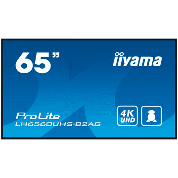 iiyama Prolite LH6560UHS-B2AG LFD - 164 cm (64,5''), 4K UHD (3840x2160), VA, 60Hz, 6,5ms, 500 cd/m²