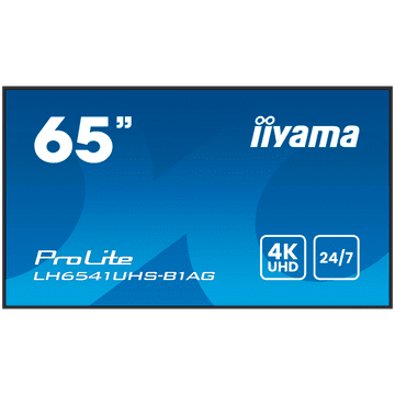 iiyama Prolite LH6541UHS-B1AG LFD - 164 cm (64.5''), 4K UHD (3840x2160), IPS, 500 cd/m²