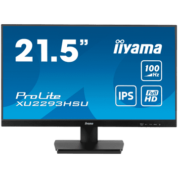 iiyama Prolite XU2293HSU-B7 poslovni monitor - 54.5 cm (21.5"), FULL HD (1920x1080), IPS LED, 100Hz, 300 cd/m², mat / crni