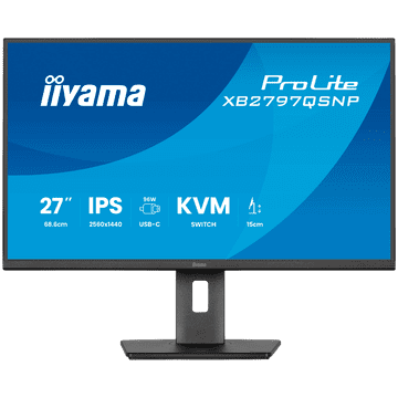 iiyama Prolite XB2797QSNP-B1 poslovni monitor - 68,6 cm (27''), WQHD (2560x1440), IPS LED, 1ms, 350 cd/m², mat / crni