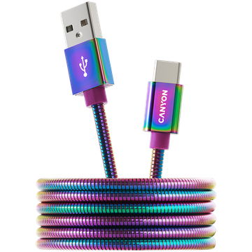Canyon UC-7 - kabel USB-C/USB-A, 5V/9V-2A, 1.2 m, u duginim bojama
