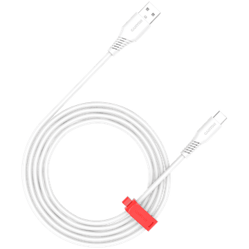Canyon kabel Onwire 18TP USB-A na USB-C 2m, 18W TPE 2m bijeli