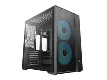 DEEPCOOL Kućište za računalo DeepCool CG590 MESH 2F, ATX, Midi-Tower, kaljeno staklo, crno