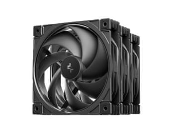 DEEPCOOL Ventilator za kućište DeepCool FD12 V2 3IN1 PWM 120mm, 3 Pack, crni