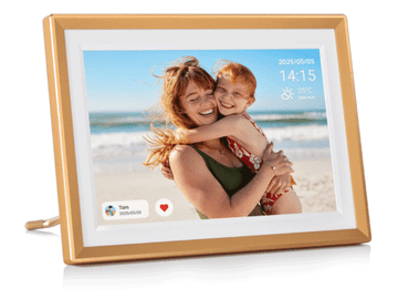 Arzopa Digitalni foto okvir 10.1" (26 cm) Arzopa D10, 32GB, WiFi, zlatni