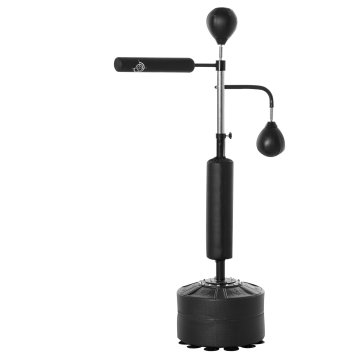 Homestar Stalak za boks podesiv s 2 brzinska lopte i reflex šipkom 88x50x160-230 cm crni