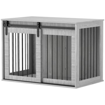 Homestar Kavez za psa 98x58x61 cm Sivi