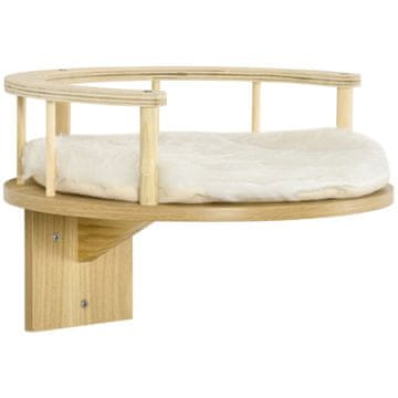Homestar Zidni krevet za mačke 34x10,5 cm smeđa i bijela