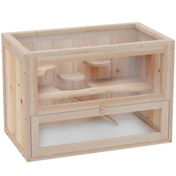 Homestar Kavez za male životinje 60x35x42 cm prirodno drvo