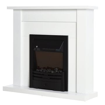 Homestar Električni kamin 102x30x95 cm Crno-bijeli