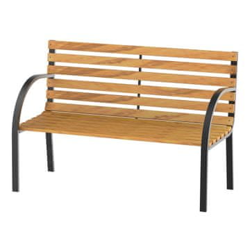 Homestar Vrtna klupa za 2 osobe 122x60x83 cm prirodna