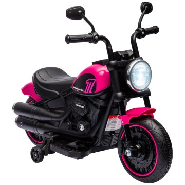 Homestar Dječji električni motocikl 76x42x57 cm ružičasti