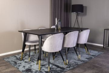 Venture Design AB Blagovaonski stol Dipp 75x180x90 cm Crni