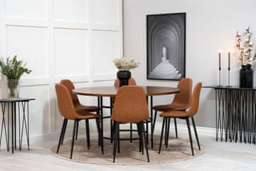 Venture Design AB Set za blagovanje Stol i stolice Copenhagen i Polar Stol 140 cm Stolica 53x87x44 cm smeđa