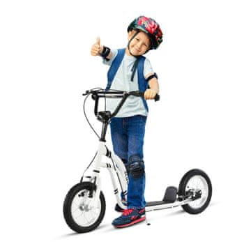 Homestar Dječji romobil 120x58x85-95 cm Bijeli