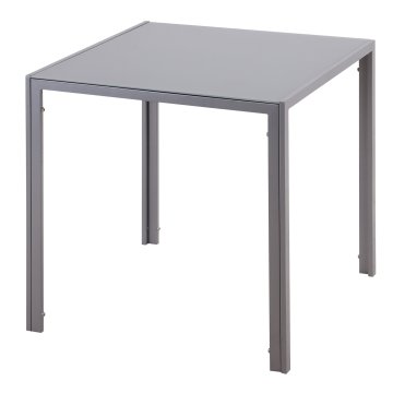 Homestar Blagovaonski stol 75x75x75 cm Sivi