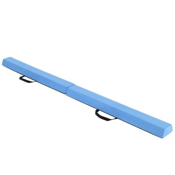 Costway Preklopna gimnastička greda 210 cm mornarsko plava
