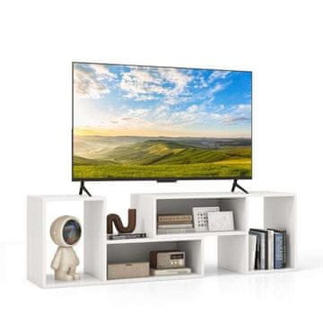 Costway 2-dijelni TV stalak konzola bijeli