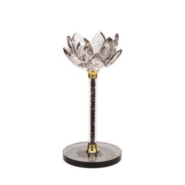 Homestar Svijećnjak CHANLE H15,5 cm, sivi