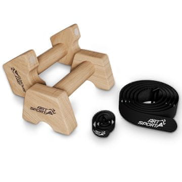 Homestar Push Up Bars M drvene, Drvo