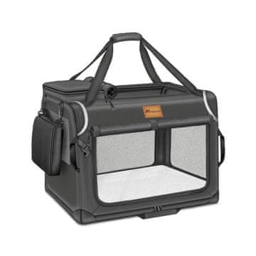 Tresko Transporter za pse i mačke 83x58x58 cm Siva
