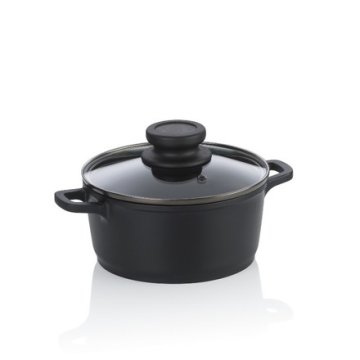Kela Lonac KL-15169 Atura lijevani aluminij crni 16 cm 1 l