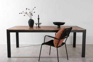 Venture Design AB Blagovaonski stol 75x205x90 cm Crni