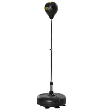Homestar Set za boks s loptom Standbox podesive visine 133-151 cm s 1 par rukavica crni