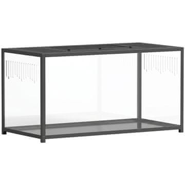 Homestar Kavez za hrčka 100x50x52,5 cm aluminij akril s dvostrukim vratima i dubokim pladnjem
