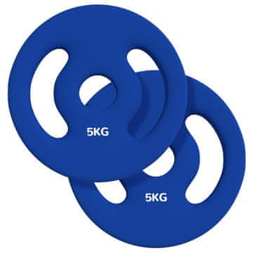 Homestar Set utega 2 x 5 kg 20x4 cm plava