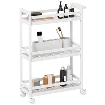 Homestar Kolica za posluživanje 3 razine 55x20x75 cm bambus