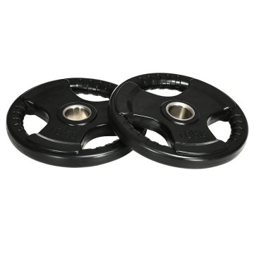 Homestar Set utega za utege Tri Grip Olympic 2x10 kg 32x4 cm Crna