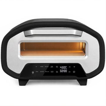 Homestar Električna pizza pećnica 12 inča s 8 programa, 430 °C, timer, keramički kamen, 2200 W