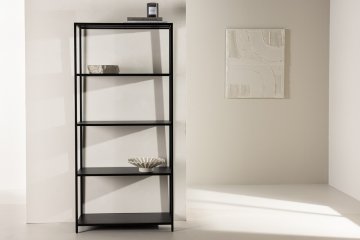 Venture Design AB Polica Montevideo 30x150x70 cm Crna