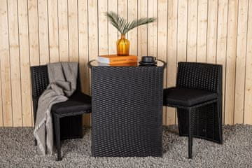 Venture Design AB Set za kavu 75x50x66 cm Crni