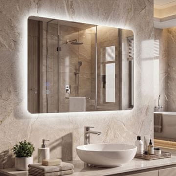Costway Pravokutno LED kupaonsko ogledalo 70x50 cm