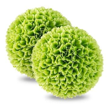 Costway Umjetne biljke Topiary kugle 2 komada 28 cm zelene