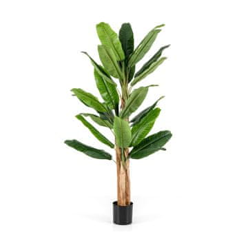 Costway Umjetni bananovac 198 cm s 27 velikih listova