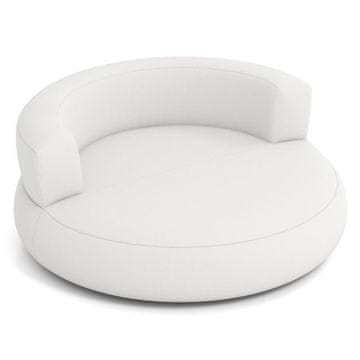 Costway Naduviva sofa Air Lounger s uklonjivim bijelim navlakom