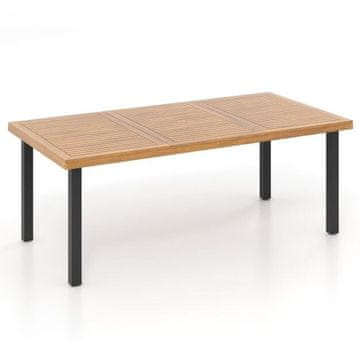 Costway Blagovaonski stol za terasu 200x100 cm