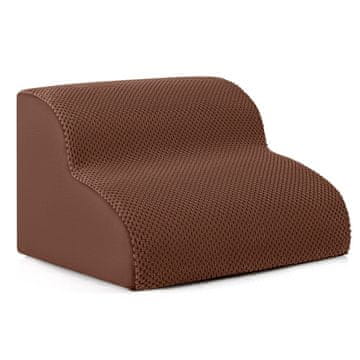 Costway Stepenice za pse 2 stepenice nosivost 20 kg smeđe