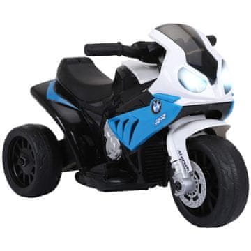 Homestar Električni motocikl BMW S1000RR 6V s prednjim svjetlom i glazbom, plavi