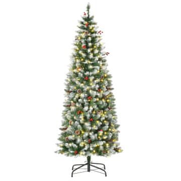 Homestar Umjetno božićno drvce 180 cm s LED osvjetljenjem i snijegom, 618 vrhova, čelični stalak