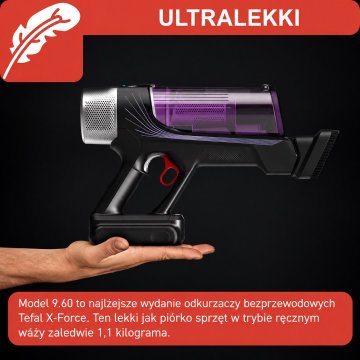 slomart Tefal X-Force Flex 9.60 bežični usisavač, 100 AW, 45 min rada