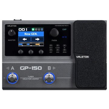 slomart Valeton GP-150 gitarski multiefekt procesor - LCD, Expression pedala, 200+ efekata