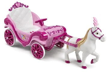 HUFFY Huffy električna kočija s konjem Disney Princess 6V, roza