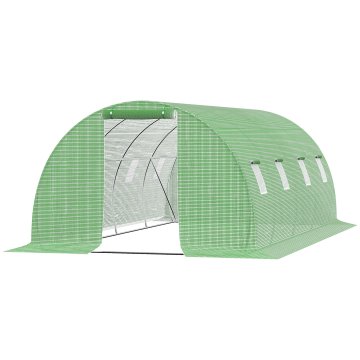 Homestar Staklenik za hodanje Polytunnel 600x300x200 cm Zelen