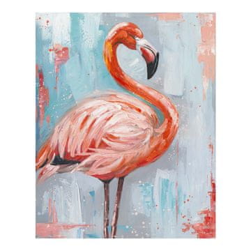 Homestar Ulje na platnu 80x100 cm flamingo